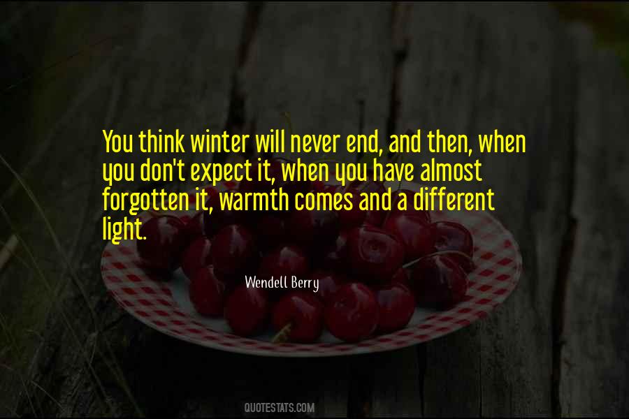 Quotes About Winter Light #14702