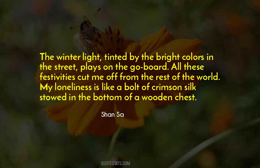 Quotes About Winter Light #651712