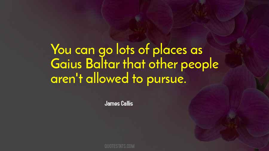 James Callis Quotes #1268697