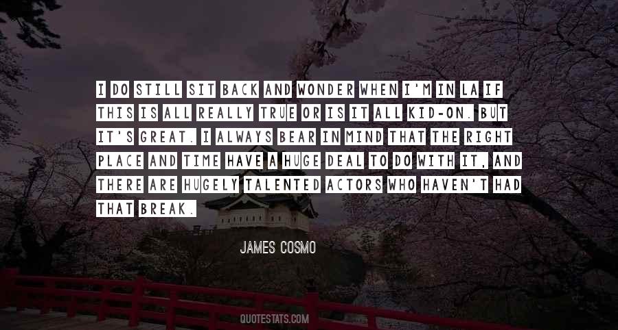 James Cosmo Quotes #977618