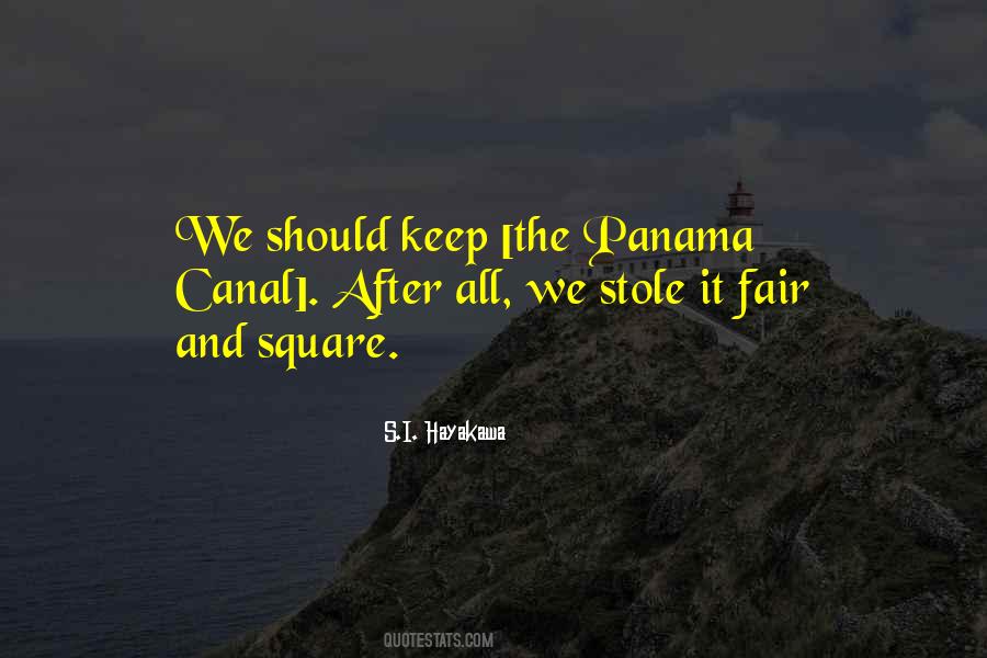 Quotes About Panama #119770