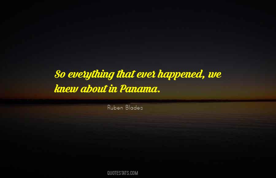 Quotes About Panama #476102