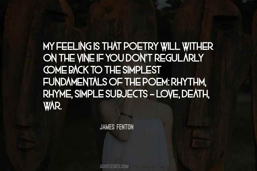 James Fenton Quotes #1612122