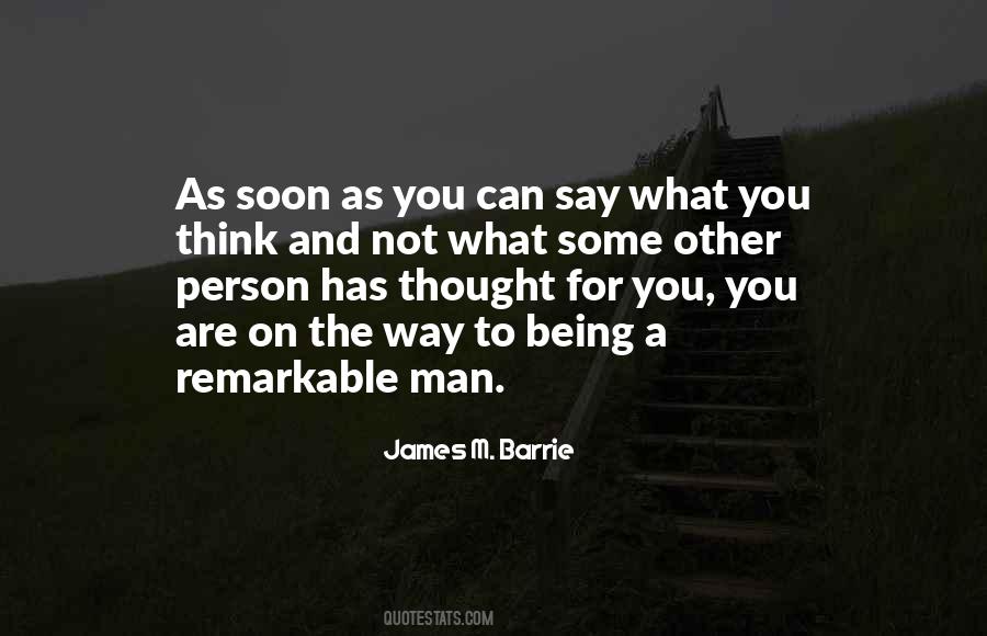 James M Barrie Quotes #868689