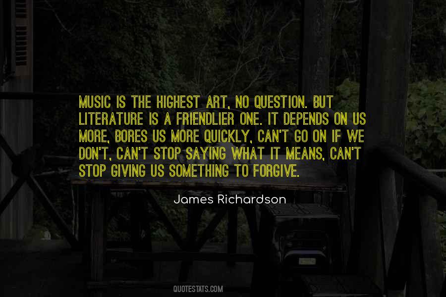 James Richardson Quotes #411864