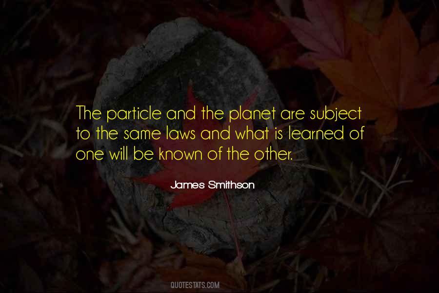 James Smithson Quotes #533772