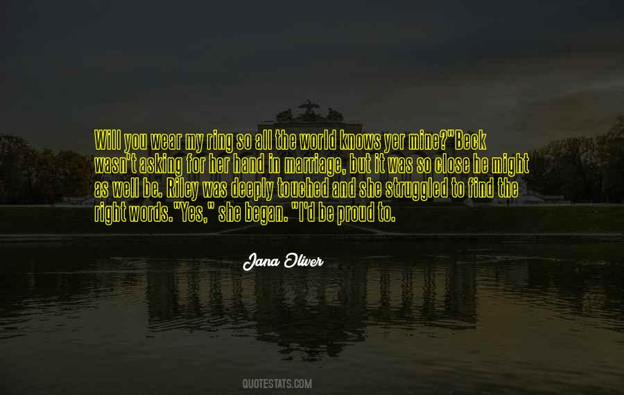 Jana Oliver Quotes #226833