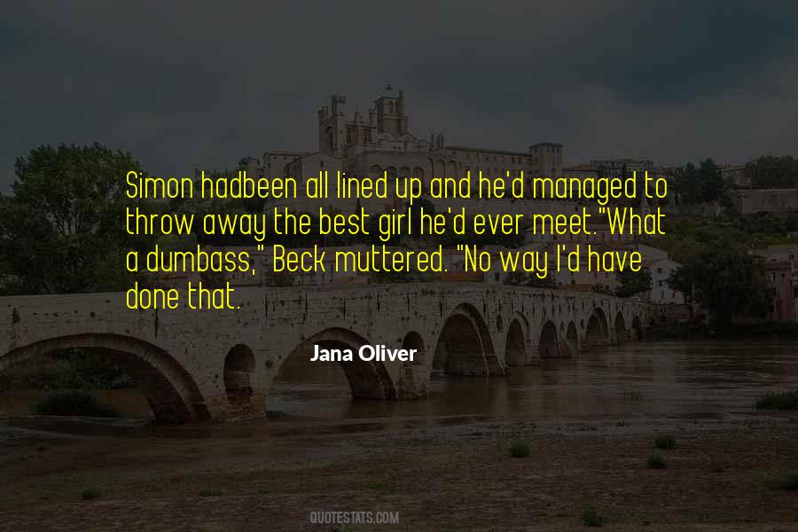 Jana Oliver Quotes #903293