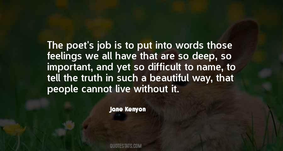 Jane Kenyon Quotes #524398
