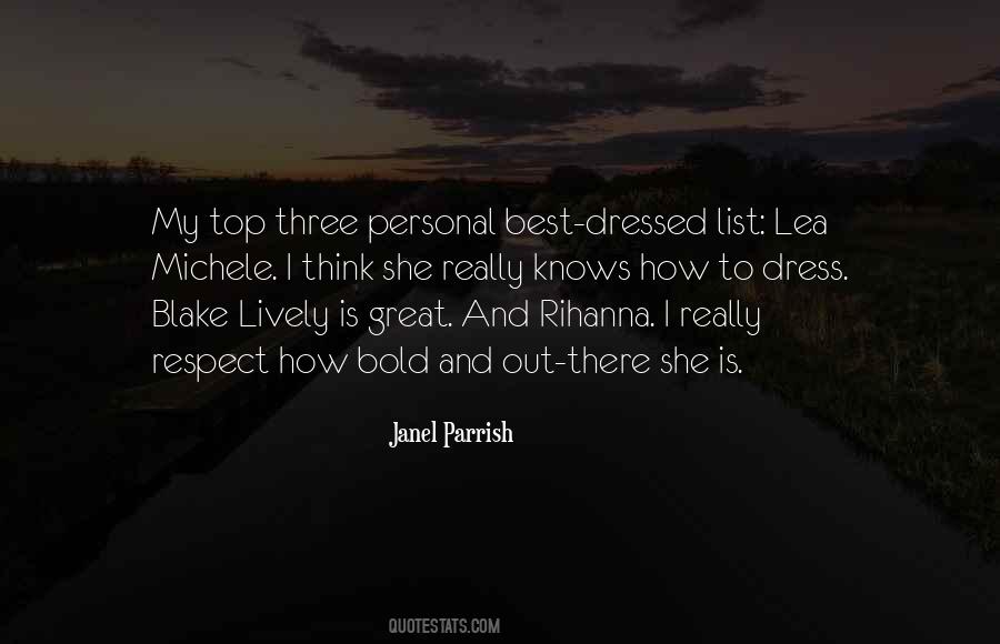 Janel Parrish Quotes #769193