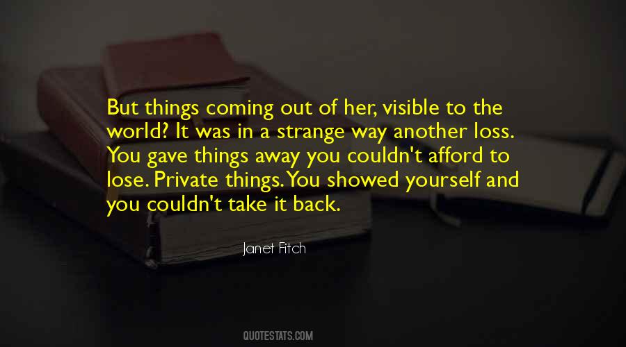 Janet Fitch Quotes #409033