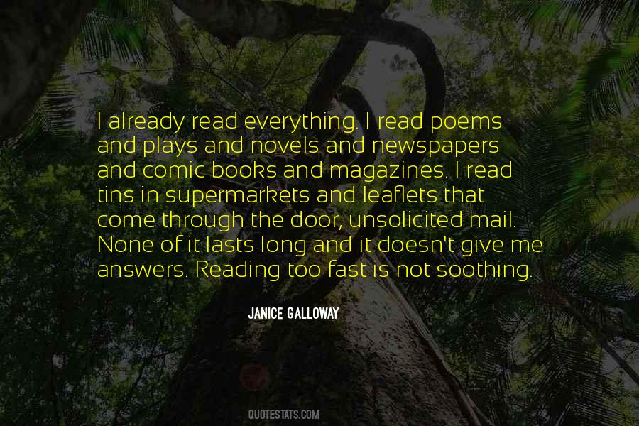 Janice Galloway Quotes #472501
