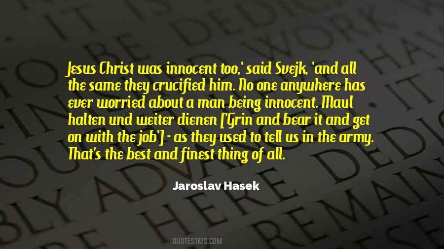 Jaroslav Hasek Quotes #1864814