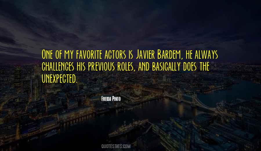 Javier Bardem Quotes #1457901