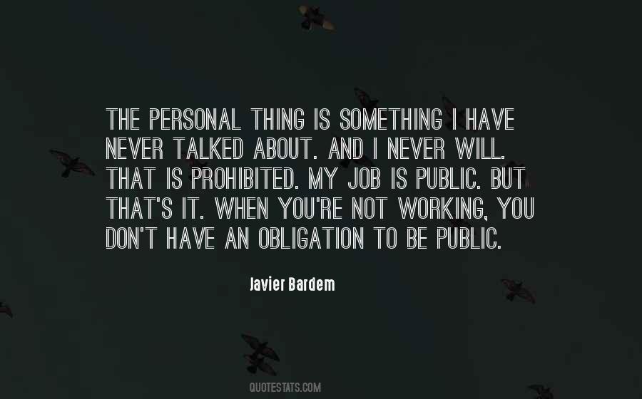 Javier Bardem Quotes #1495240