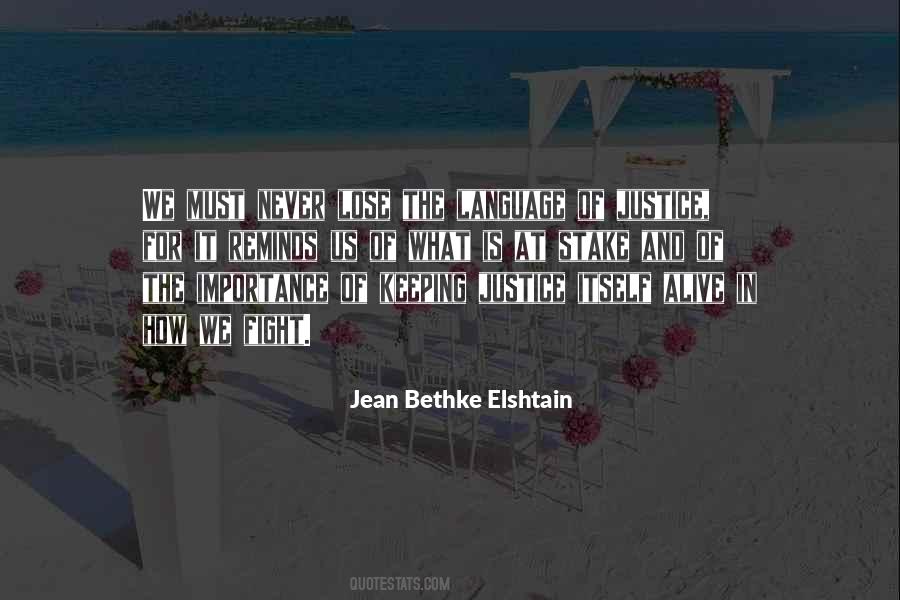 Jean Bethke Elshtain Quotes #116879