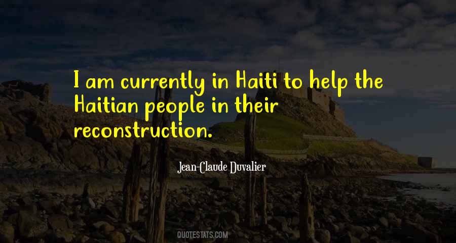 Jean Claude Duvalier Quotes #1025581