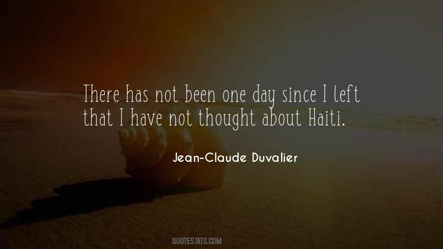 Jean Claude Duvalier Quotes #486328