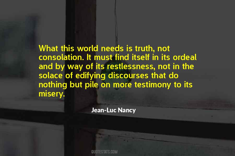 Jean Luc Nancy Quotes #1523877