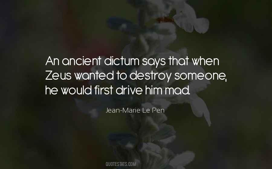 Jean Marie Le Pen Quotes #1038490