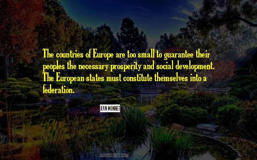 Jean Monnet Quotes #1676221