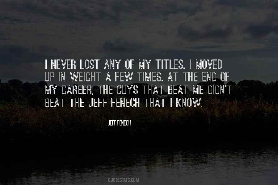 Jeff Fenech Quotes #49564