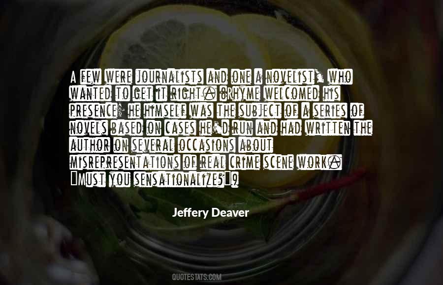 Jeffery Deaver Quotes #1395899