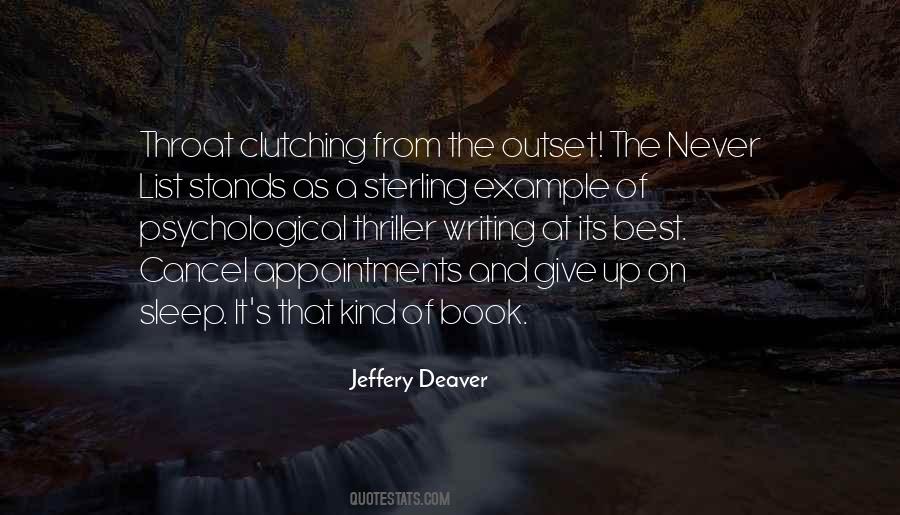 Jeffery Deaver Quotes #811105