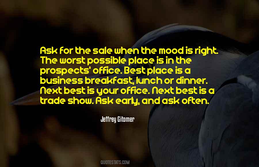 Jeffrey Gitomer Quotes #282370