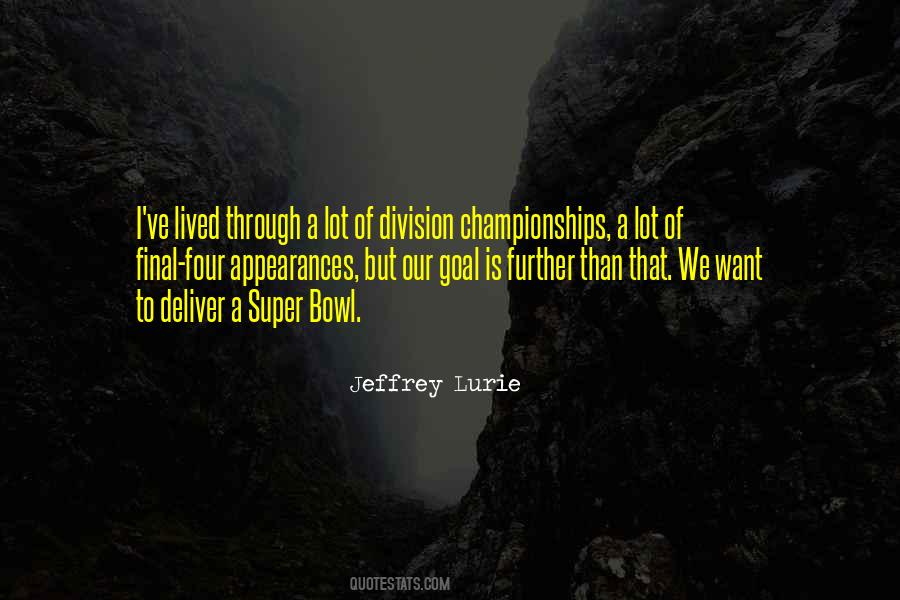 Jeffrey Lurie Quotes #723490