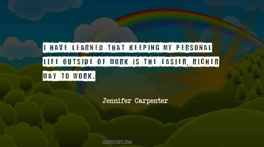 Jennifer Carpenter Quotes #1601242
