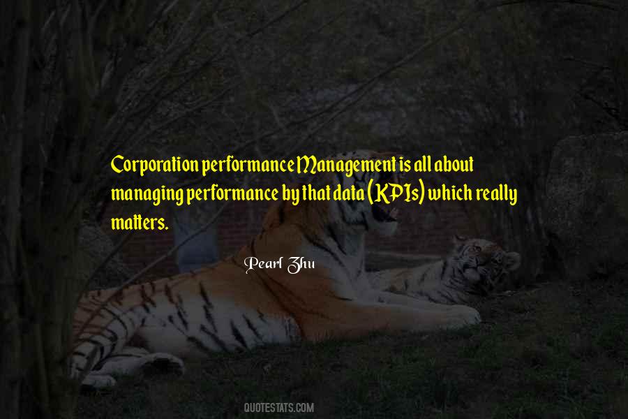 Quotes About Performance Management #1407587