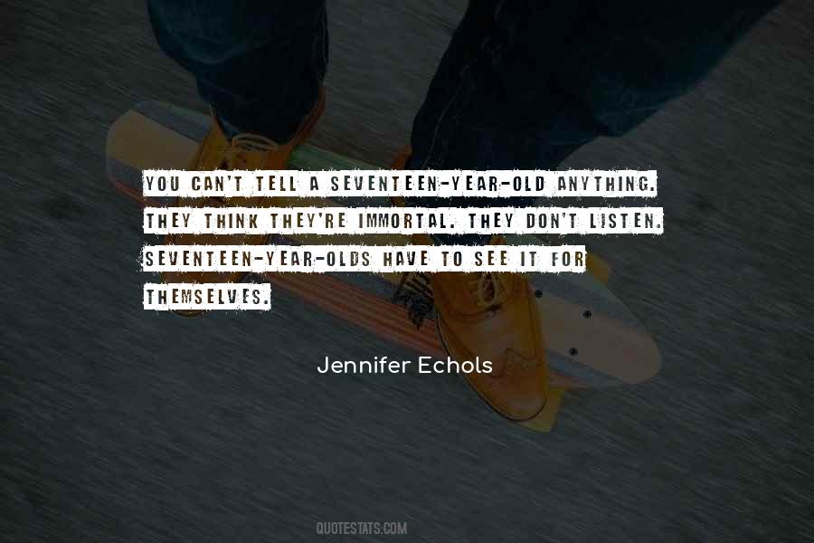 Jennifer Echols Quotes #744939