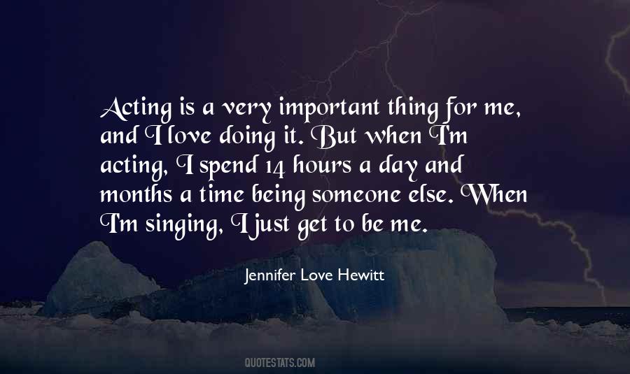 Jennifer Love Hewitt Quotes #111550