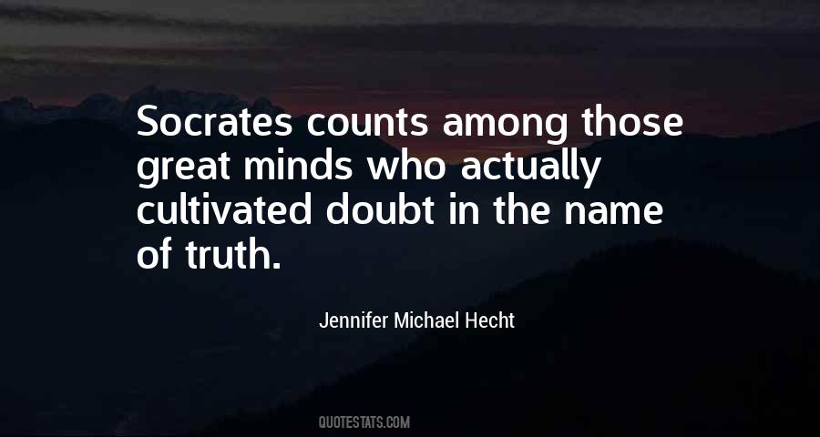 Jennifer Michael Hecht Quotes #1828195