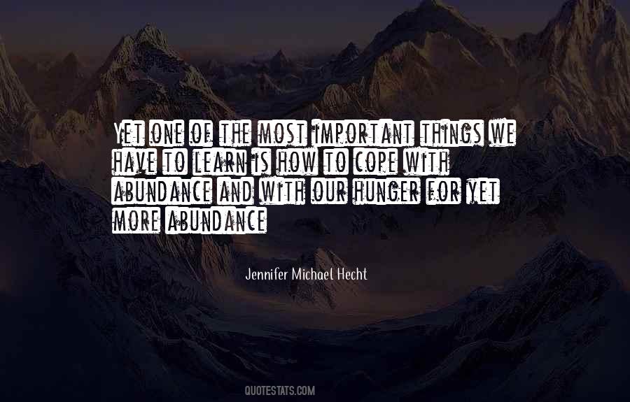 Jennifer Michael Hecht Quotes #474623