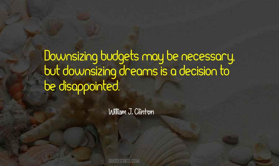 Quotes About Downsizing #197269