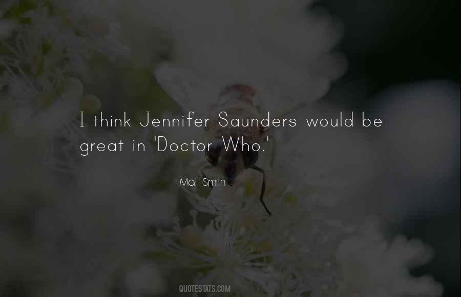 Jennifer Saunders Quotes #1795148