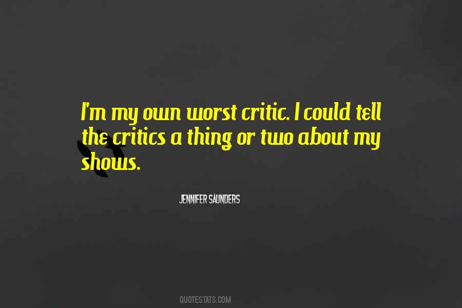 Jennifer Saunders Quotes #783097