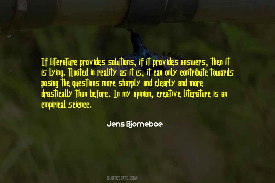 Jens Bjorneboe Quotes #103363