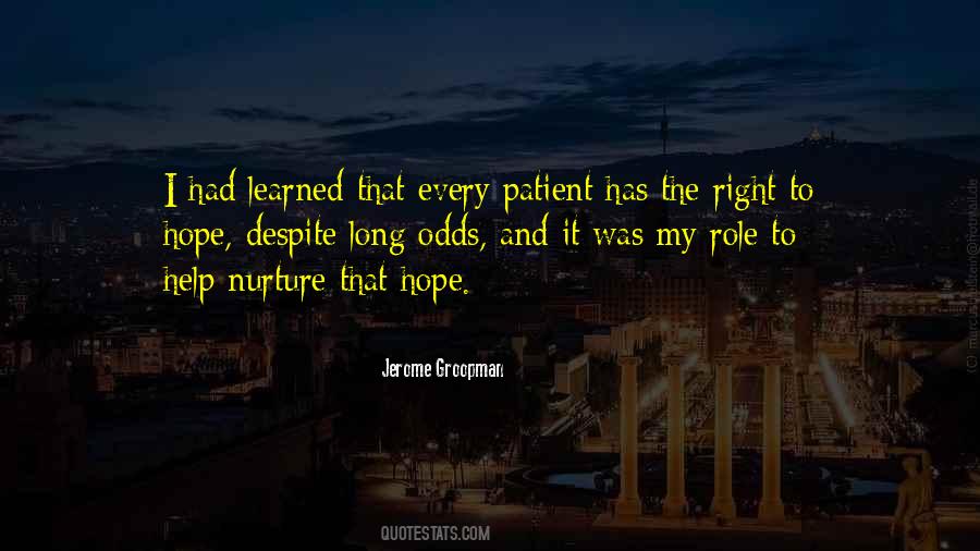 Jerome Groopman Quotes #1167728