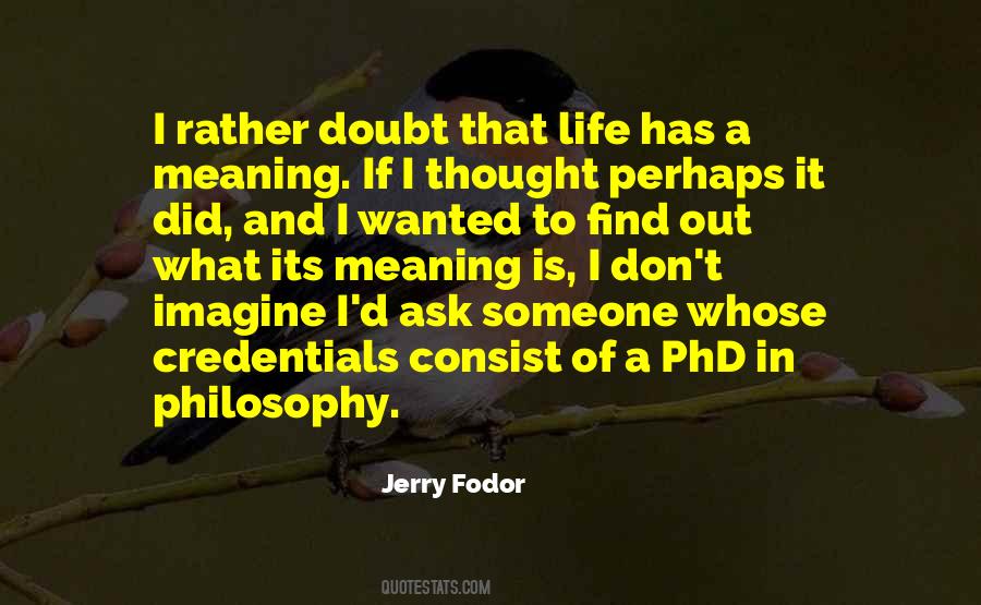 Jerry Fodor Quotes #285131