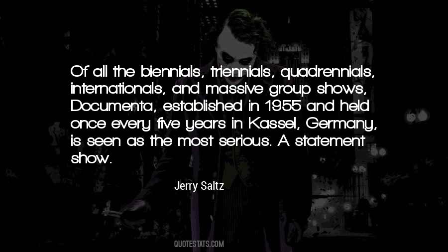 Jerry Saltz Quotes #376096