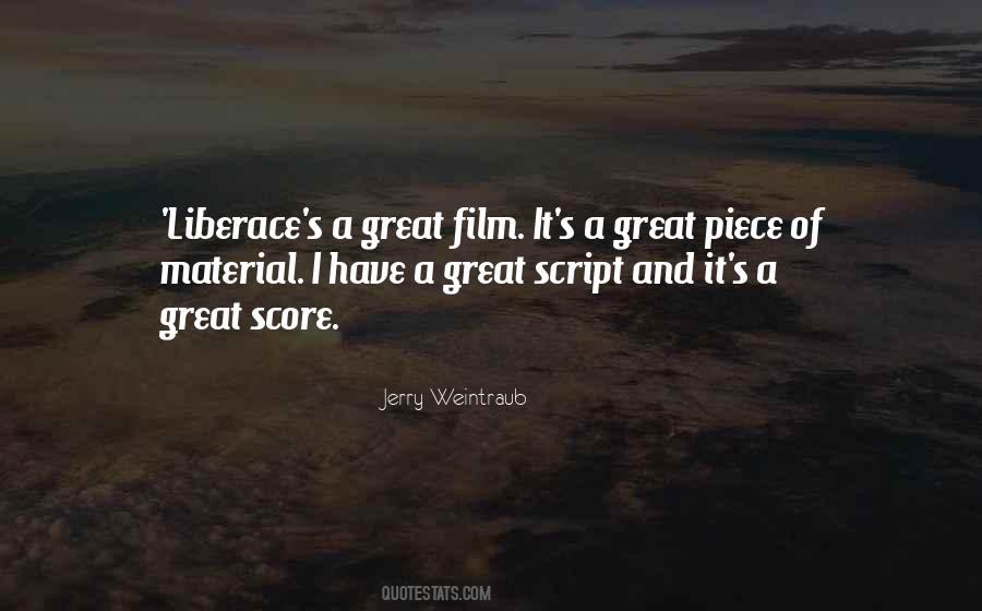 Jerry Weintraub Quotes #560091
