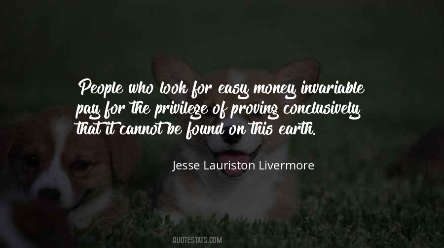 Jesse Livermore Quotes #1273969