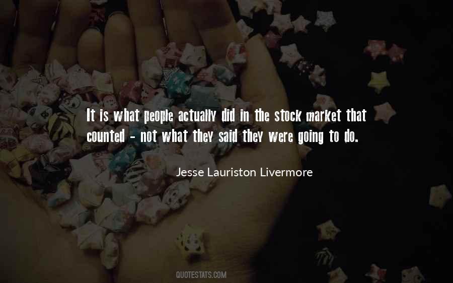 Jesse Livermore Quotes #358967
