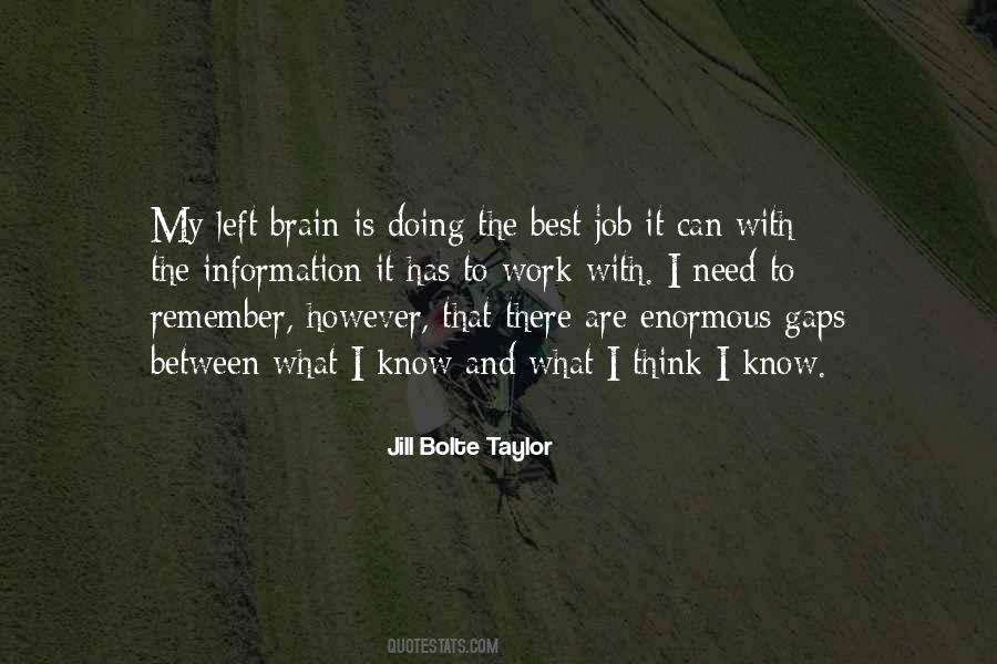 Jill Bolte Taylor Quotes #839666
