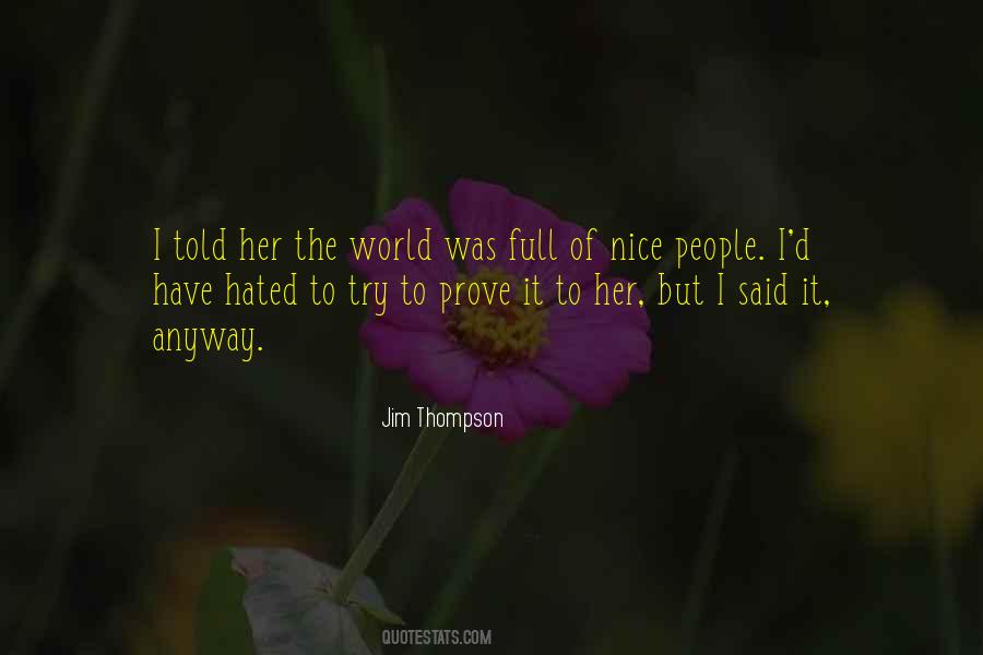 Jim Thompson Quotes #1364134