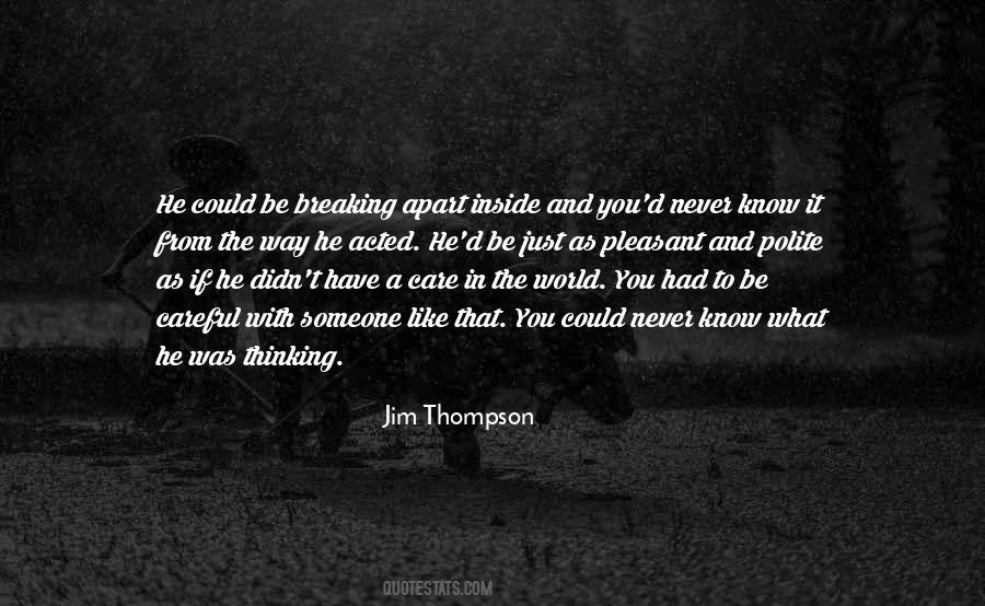 Jim Thompson Quotes #1621147