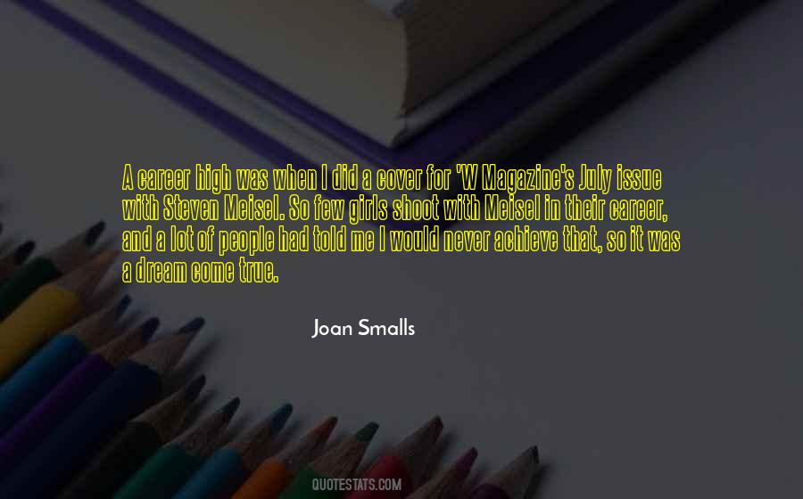 Joan Smalls Quotes #1867339
